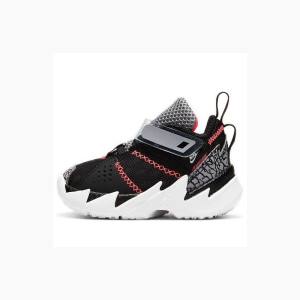 Nike Why Not Zer03 TD Basketbol Ayakkabısı Air Jordan Kadın Siyah Gri Kırmızı | JD-324LH
