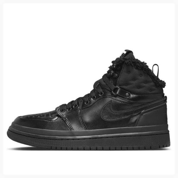 Nike Acclimate Triple Basketbol Ayakkabısı Air Jordan 1 Kadın Siyah | JD-405BP