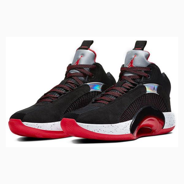 Nike Bred Basketbol Ayakkabısı Air Jordan 35 Erkek Siyah Kırmızı | JD-802VI