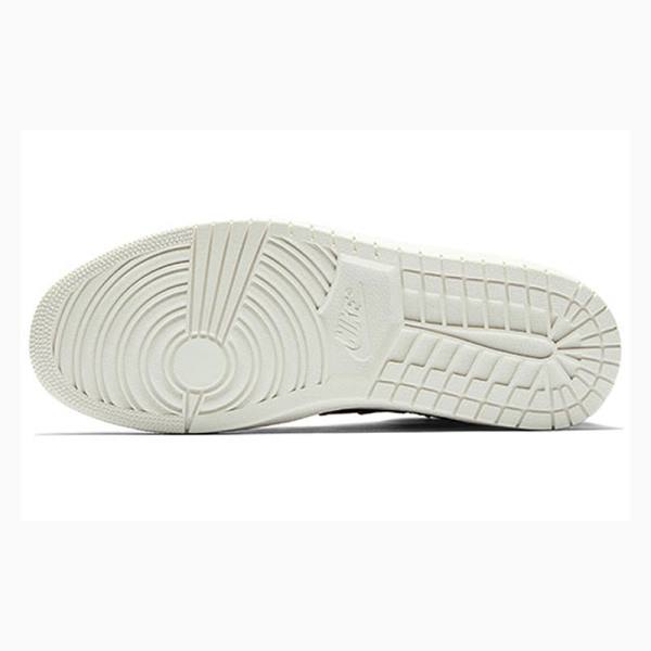 Nike RE HI Double STRP Sail Basketbol Ayakkabısı Air Jordan 1 Erkek Siyah | JD-038BR