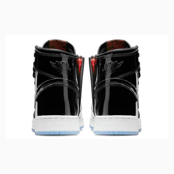 Nike Rebel XX 'Black Rugan' Basketbol Ayakkabısı Air Jordan 1 Kadın Siyah | JD-812TG