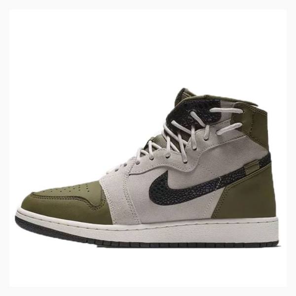 Nike Rebel XX \'Olive Kanvas\' Basketbol Ayakkabısı Air Jordan 1 Kadın Yeşil | JD-813AY
