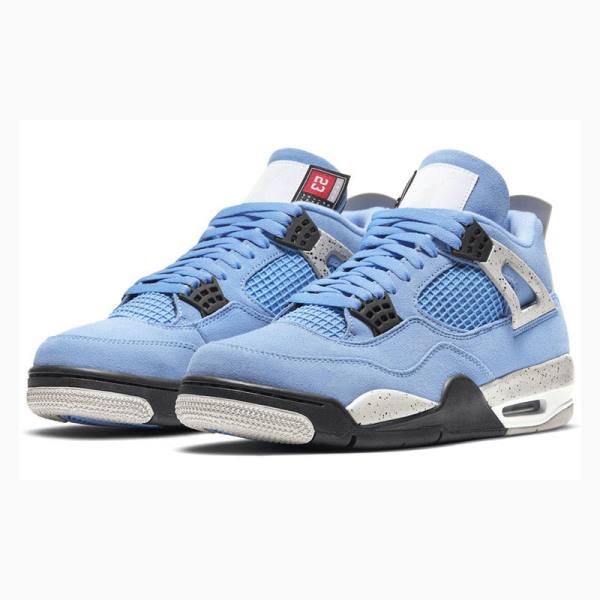 Nike Retro Basketbol Ayakkabısı Air Jordan 4 Erkek Mavi | JD-415AX