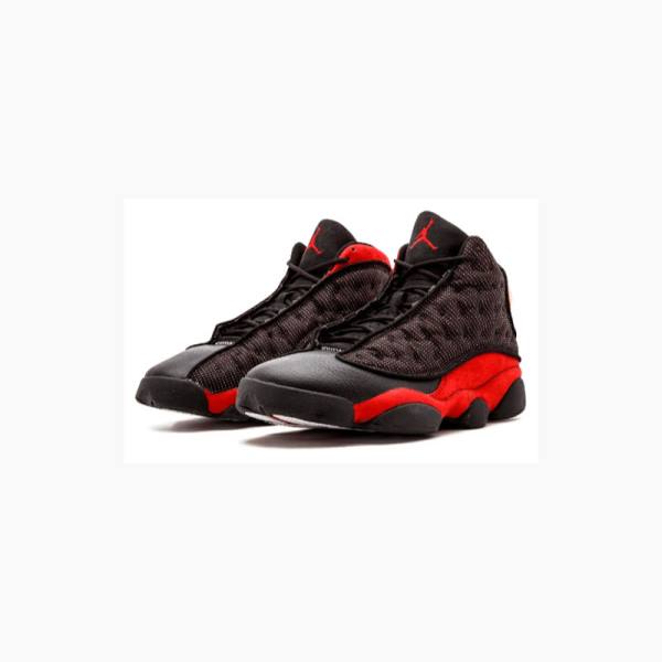 Nike Retro Bred Basketbol Ayakkabısı Air Jordan 13 Erkek Siyah Kırmızı | JD-647IV