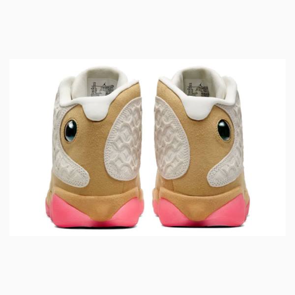 Nike Retro CNY Chinese New Year Basketbol Ayakkabısı Air Jordan 13 Erkek Pembe Gri Kahverengi | JD-607PX