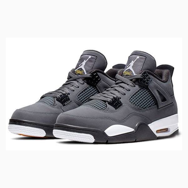 Nike Retro Cool Basketbol Ayakkabısı Air Jordan 4 Erkek Gri | JD-705JZ