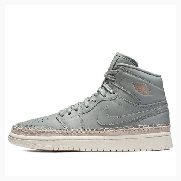 Nike Retro HI PRM Mica Bronze Basketbol Ayakkabısı Air Jordan 1 Kadın Gri | JD-341TU
