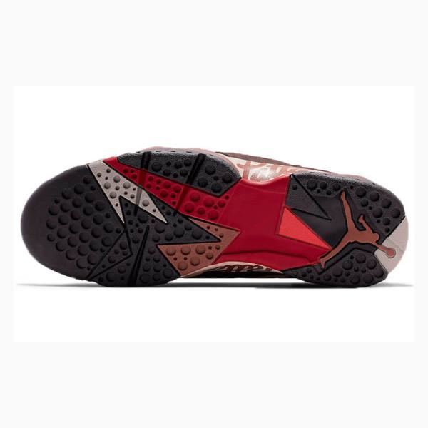 Nike Retro Patta - Shimmer Basketbol Ayakkabısı Air Jordan 7 Erkek Kahverengi | JD-325IE