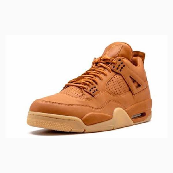 Nike Retro Premium Wheat Basketbol Ayakkabısı Air Jordan 4 Erkek Kahverengi | JD-731MU