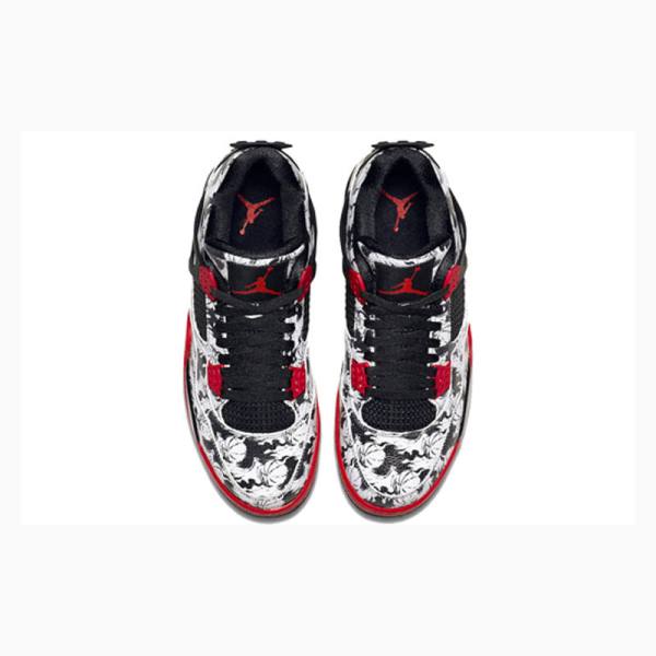 Nike Retro SNGL DY Singles Day - Tattoo Basketbol Ayakkabısı Air Jordan 4 Erkek Kırmızı Siyah | JD-269LK