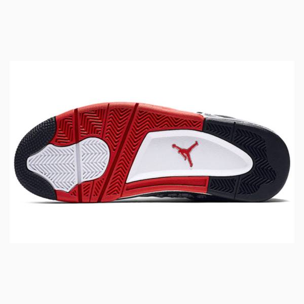 Nike Retro SNGL DY Singles Day - Tattoo Basketbol Ayakkabısı Air Jordan 4 Erkek Kırmızı Siyah | JD-269LK