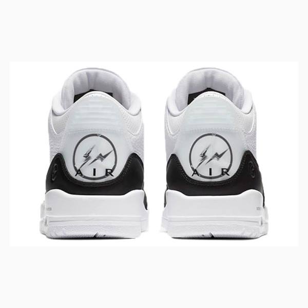 Nike Retro SP Fragment Basketbol Ayakkabısı Air Jordan 3 Erkek Beyaz Siyah | JD-453LS