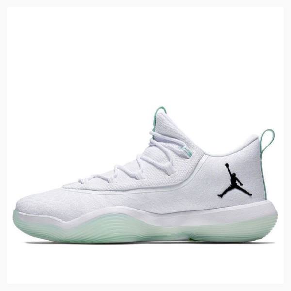 Nike SuperFly Low PF Spor Ayakkabı Air Jordan Kadın Beyaz Yeşil | JD-201IU