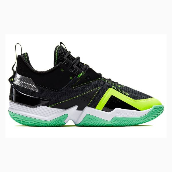 Nike Westbrook One Take Basketbol Ayakkabısı Air Jordan Kadın Siyah Yeşil | JD-548ZO