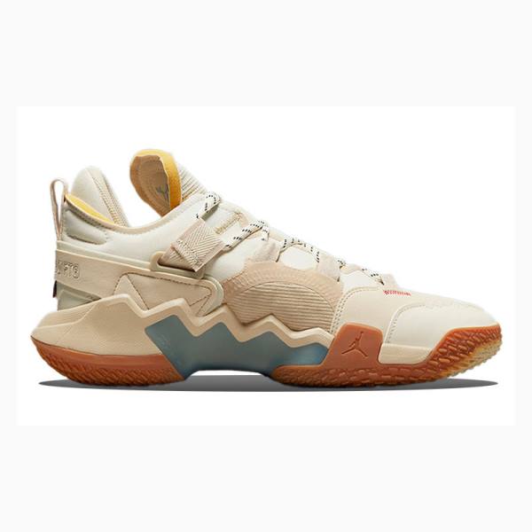 Nike Why Not Zer0.5 Inner City Basketbol Ayakkabısı Air Jordan Erkek Krema | JD-560ZC