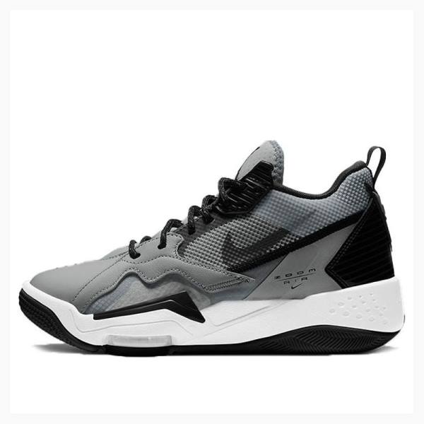 Nike Zoom 92 Basketbol Ayakkabısı Air Jordan Kadın Gri Siyah | JD-451WK