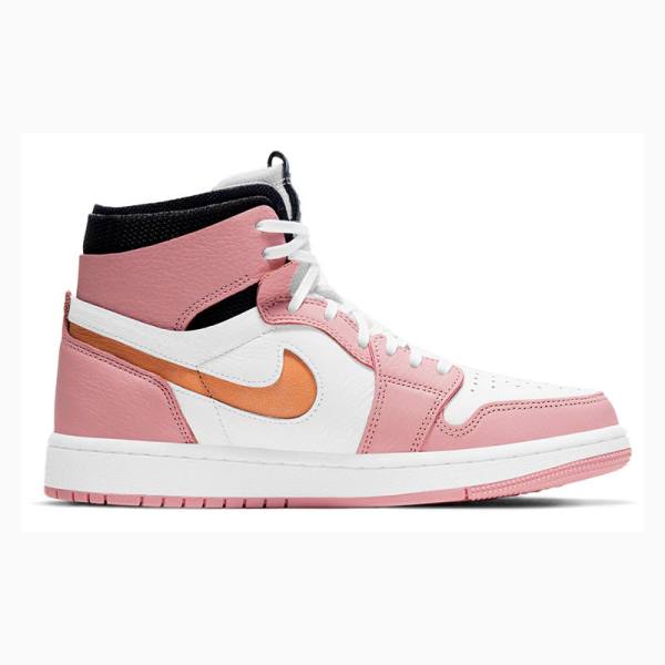Nike Zoom Air CMFT Glaze Basketbol Ayakkabısı Air Jordan 1 Kadın Pembe | JD-832JB