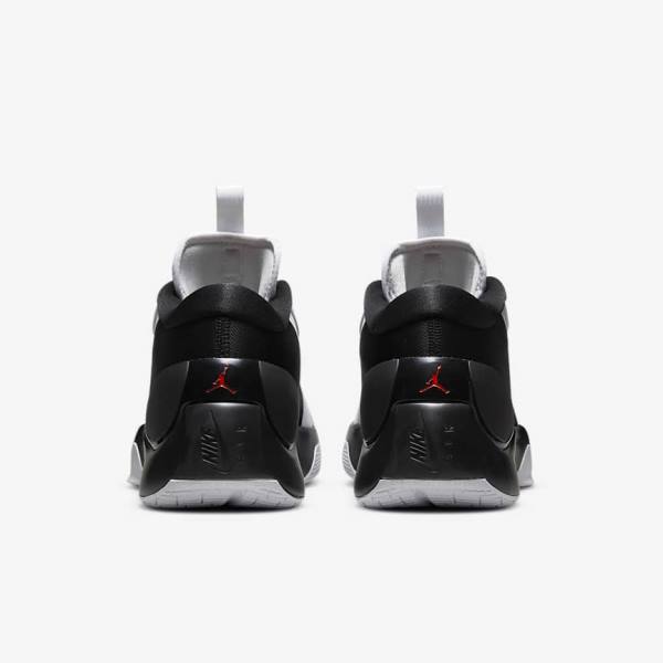 Nike Zoom Separate Air Jordan Erkek Siyah Beyaz Kırmızı | NK035VQD