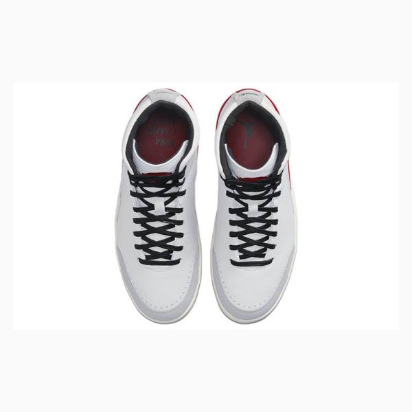 Nike x Nina Chanel Abney Gym Basketbol Ayakkabısı Air Jordan 2 Erkek Beyaz Kırmızı | JD-876ON