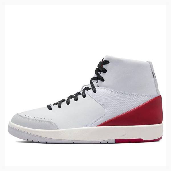 Nike x Nina Chanel Abney Gym Basketbol Ayakkabısı Air Jordan 2 Erkek Beyaz Kırmızı | JD-876ON